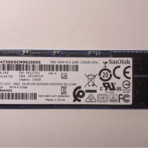SanDisk X600 256GB m.2 SATA NGFF SSD