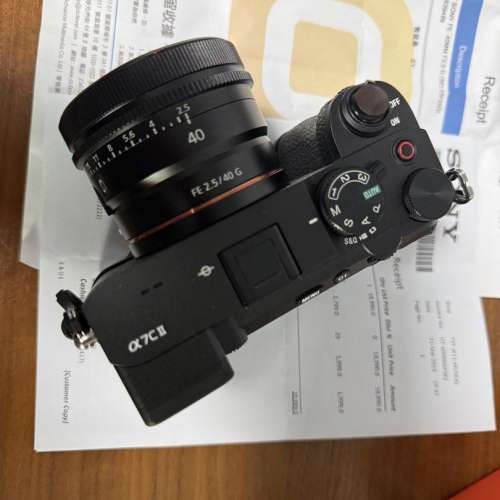 Sony &alpha;7C II 全片幅相機 連FE 40mm F2.5G