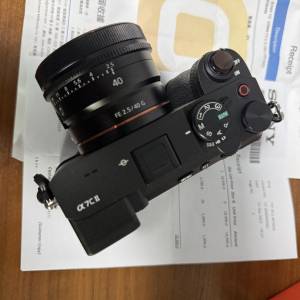 Sony &alpha;7C II 全片幅相機 連FE 40mm F2.5G