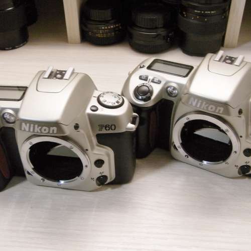 2x Nikon F60 AF 菲林相機