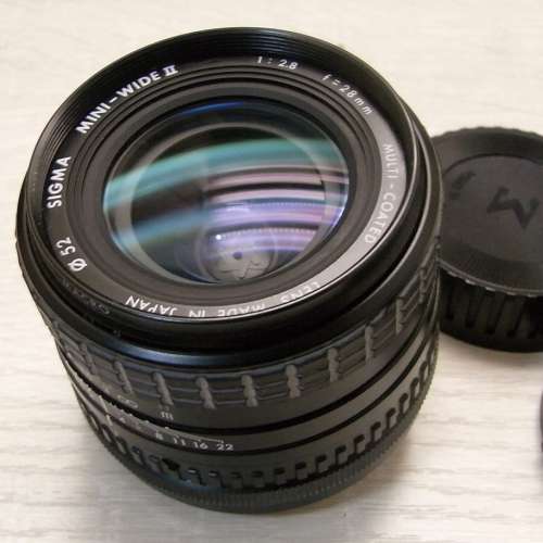 (Konica) Sigma Mini-Wide 28mm f/2.8 手動對焦廣角鏡頭