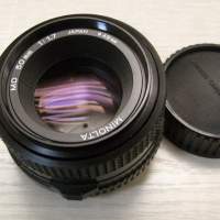 Minolta MD 50mm f/1.7 for Minolta & Sony NEX