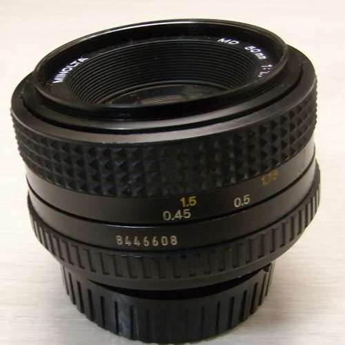 Minolta MD 50mm f/1.7 for Minolta & Sony NEX