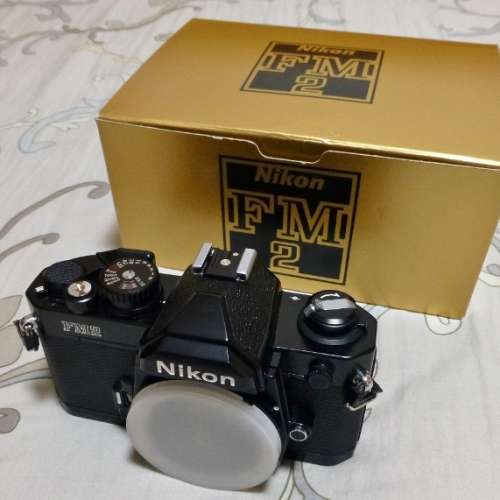 Nikon FM2n 黑色機身 連盒