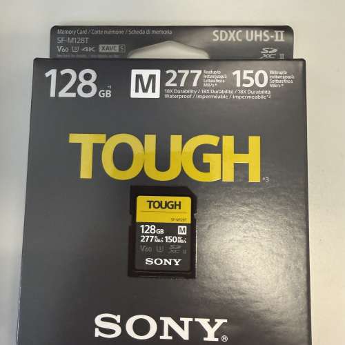 Sony TOUGH SF-M128T 記憶卡