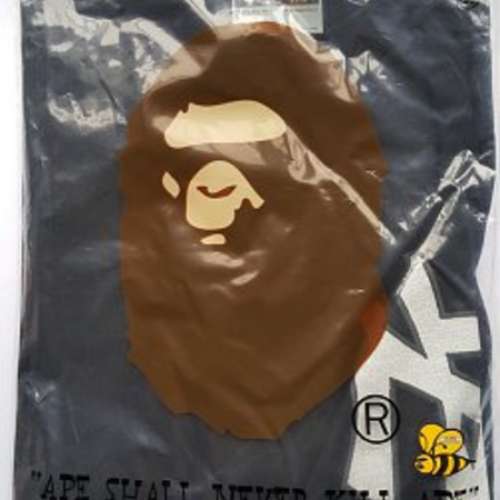 Neighborhood & Bape crossover 黑色 tee 全新