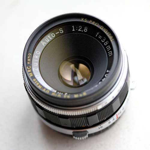 Rare Mint Olympus Pen D.Zuiko -S  38mm 1:2.8   for Pen-F body