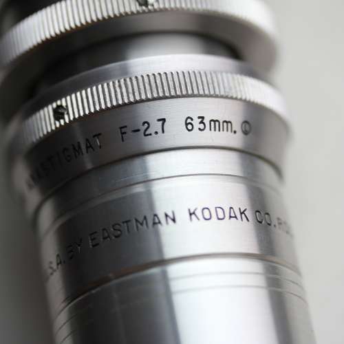KODAK ANASTIGMAT 63mm F2.7 vintage cine lens   M43 mount