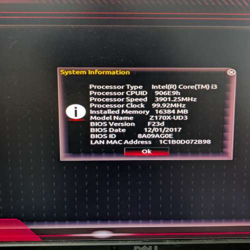 Gigabyte Z170X 連 i5- / i3 CPU 兩套齊風扇及背板