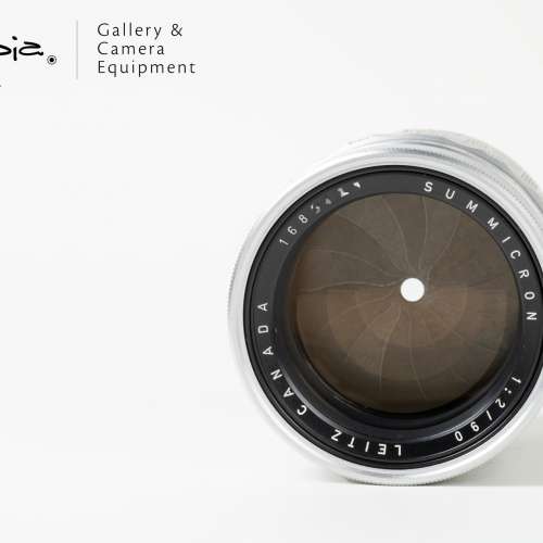 || Leica Summicron-M 90mm F2 - Silver / v1 / Built-in-hood, SN: 168xxxx ||