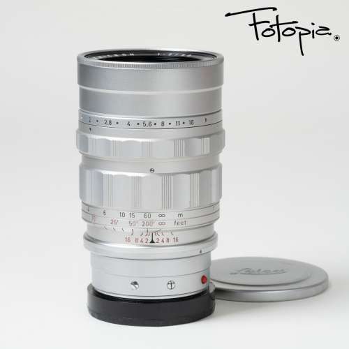 || Leica Summicron-M 90mm F2 - Silver / v1 / Built-in-hood (SN: 165xxxx) ||
