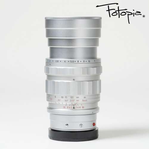 || Leica Summicron-M 90mm F2 - Silver / v1 / Built-in-hood (SN: 165xxxx) ||