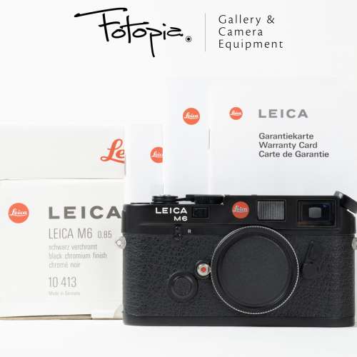 || Leica M6 Classic - Black / 0.85, Like new with full packing ||