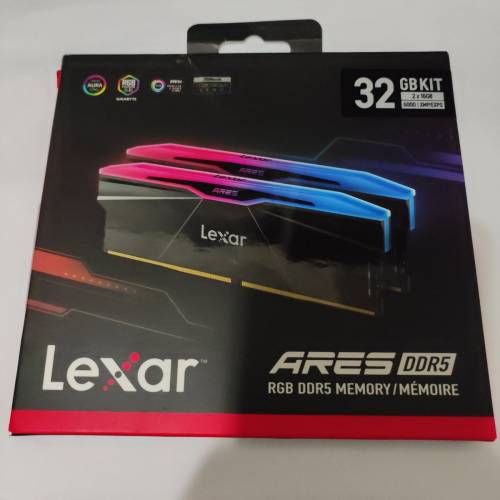 Lexar Ares RGB DDR5 32GB 6000Mhz CL30 16GB x2 RAM
