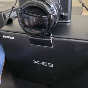 Fujifilm X-E3 銀色機身（一機三鏡）