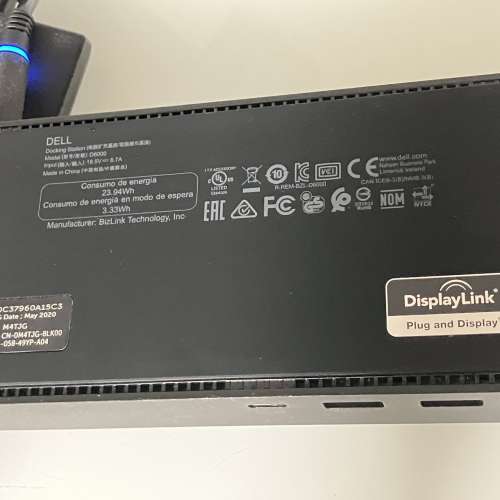 Dell D6000 Docking Station 擴充基座 (連原裝 130W 火牛) Type-C Hub