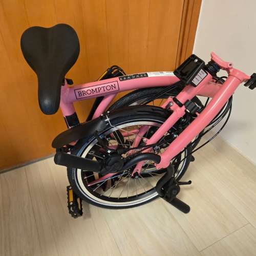 BROMPTON C Line EXPLORE (MLL 12S) 12速 Flamingo Pink 粉紅色摺疊單車