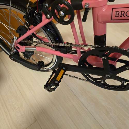 BROMPTON C Line EXPLORE (MLL 12S) 12速 Flamingo Pink 粉紅色摺疊單車