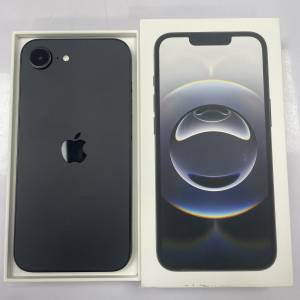 99%New iPhone 16e 128GB 黑色 電池健康94% 香港行貨 全套有盒有配件 自用首選超值