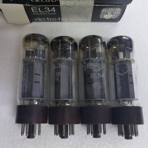 Mullard（大盾）EL34 古董功率电子管4隻