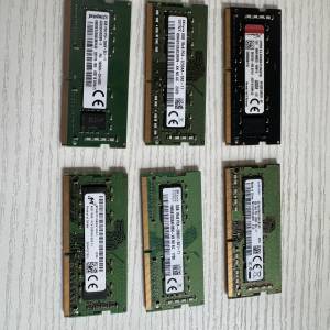 📌 屯門兆康站交收｜6條DDR4 8GB Notebook RAM｜$250/條 清貨！