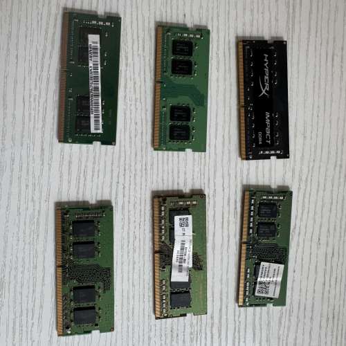 📌 屯門兆康站交收｜6條DDR4 8GB Notebook RAM｜$250/條 清貨！