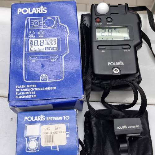 POLARS FLASH METER + SPOTVIEW 10 LIKE NEW FULL SET
