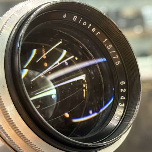 Zeiss Jena Biotar 75mm f1.5 late version M42 mount lens