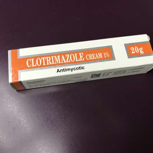 抗癬抗真菌藥膏  CLOTRIMAZOLE CREAM 1% (ANTIMYCOTIC) 克霉唑皮膚膏 20g (只供改用）