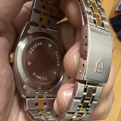 好𠃊新凈🤣 Tudor 74033 金鋼 新裝實金帶 鑽石字 新咭 $13888