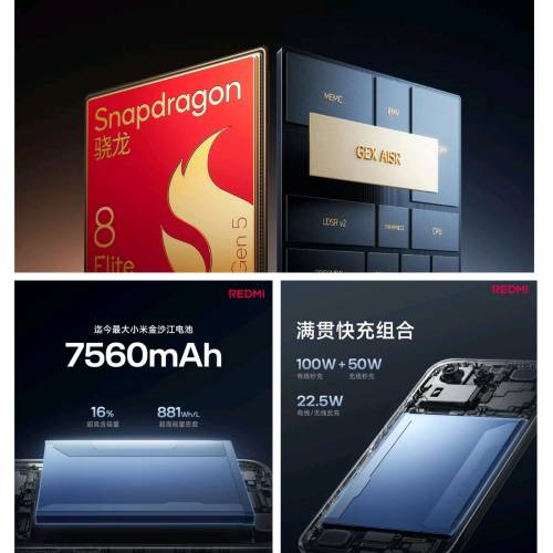 【國恒商城】▀▀ Redmi 紅米K90 Pro MAX ▀▀ 6.9吋大屏 第五代驍龍8至尊版 三揚...