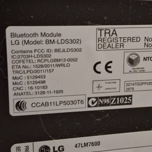 LG 47吋 電視 型號 LM7600 ＊＊（已售出）＊＊
