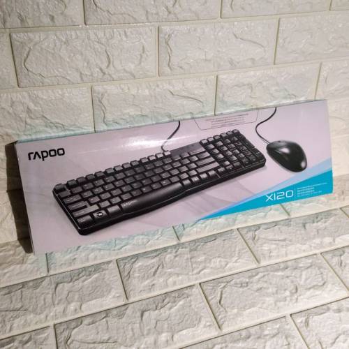 全新行貨Rapoo x120 USB鍵盤+滑鼠