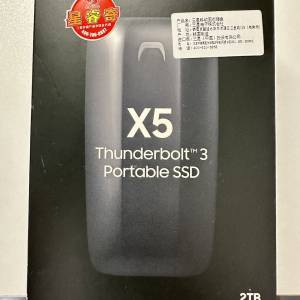Samsung SSD X5 三星SSD thunderbolt 3