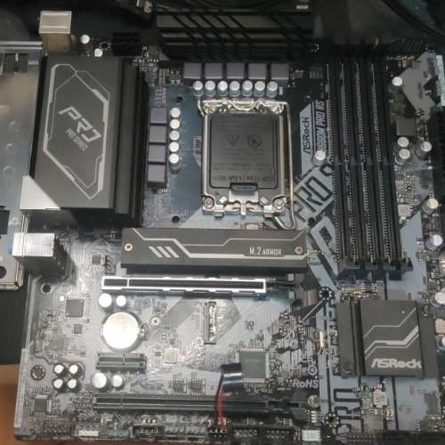 AsRock B660M Pro RS Micro ATX主板 ((正版Window11Pro啟動碼)) Socket 1700