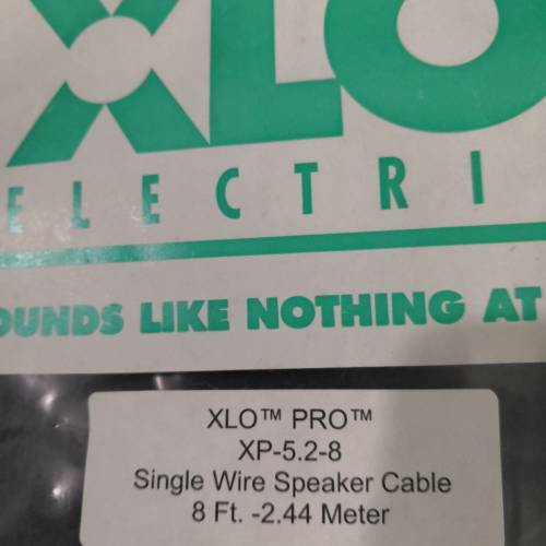 美國XLO/PRO喇叭線1對8呎(95%新100%全正常,靓仔小用)