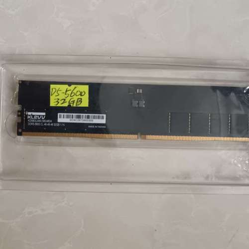 KLEVV Value Series 32GB (1x32GB) DDR5 5600MHz Desktop Memory (V32-KD5BGUA80-56G4