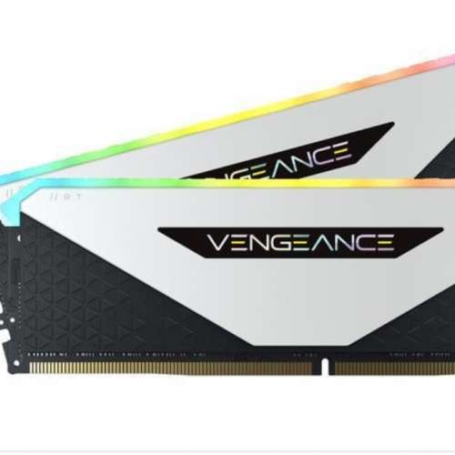 Corsair Vengeance RGB RT DDR4 3600 32GB Kit （2x16GB） 白色 Heatsink