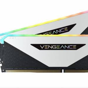 Corsair Vengeance RGB RT DDR4 3600 32GB Kit （2x16GB） 白色 Heatsink