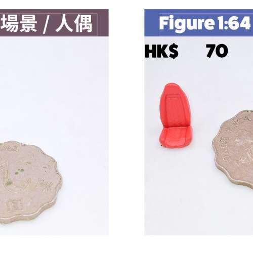 1:64 比例的男性模型人偶