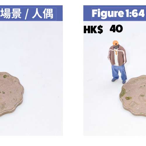 1:64 比例的男性模型人偶
