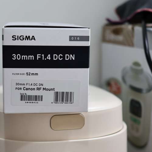 sigma 30mm f1.4 DC DN canon Rf mount