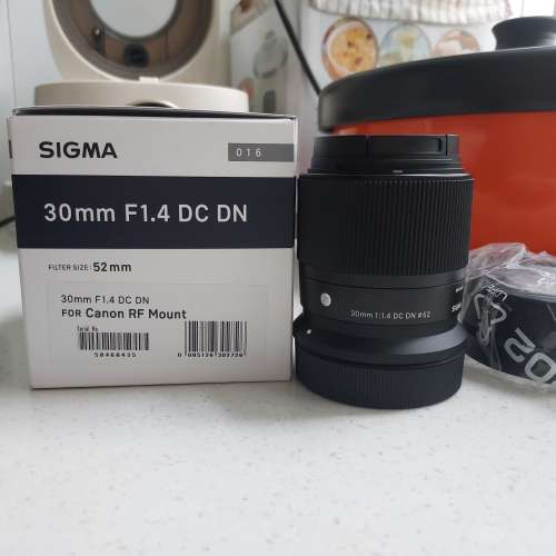 sigma 30mm f1.4 DC DN canon Rf mount