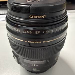 CANON LENS EF 85mm 1:1.8
