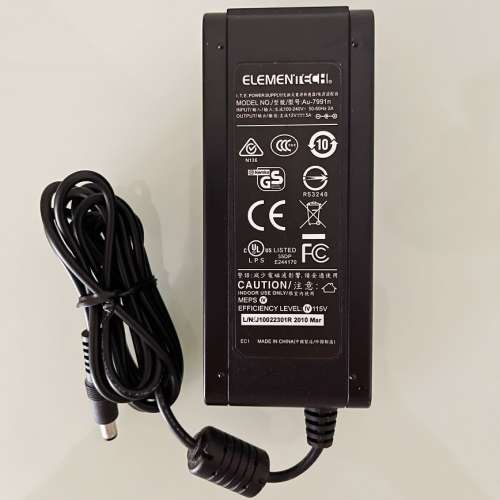 原裝 Elementech AU-7991N 電源適配器 12V 5A