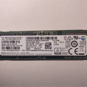 Samsung PM981 512GB m.2 nvme PCIE 3.0 SSD
