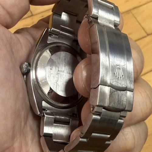 好𠃊新淨😆 Rolex 114210 air-king 888行貨 出世咭 紅牌 原裝盒 皮套 買單 平X到笑...