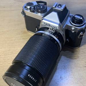 Nikon FE 連原廠35-135mm鏡頭