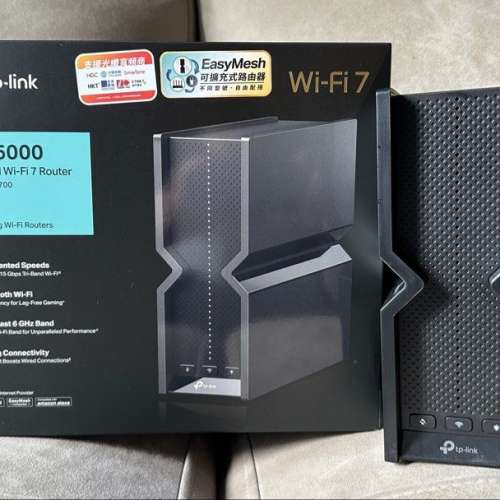 TP-Link Archer BE700 BE15000 三頻Wi-Fi 7 路由器 (支援10G光纖)