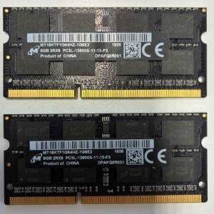 micron 8GB x 2 = 16GB ddr3 ddr3L pc3L sodimm ram laptop notebook